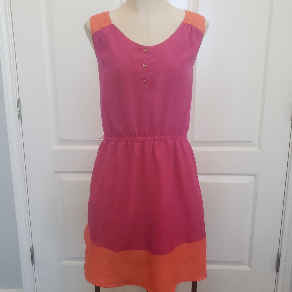 Pink & Orange Lightweight Dress